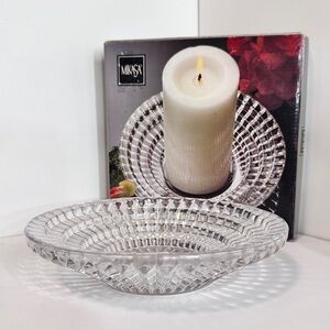 Mikasa "Diamond Fire" Crystal 7” Pillar Candle Stand